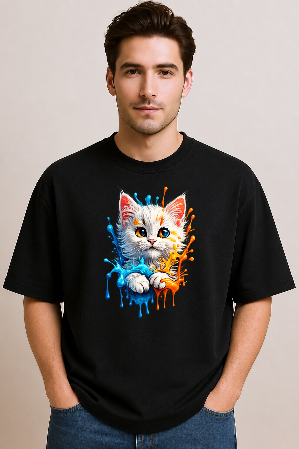 Splash Paws | Unisex Oversized T-Shirt