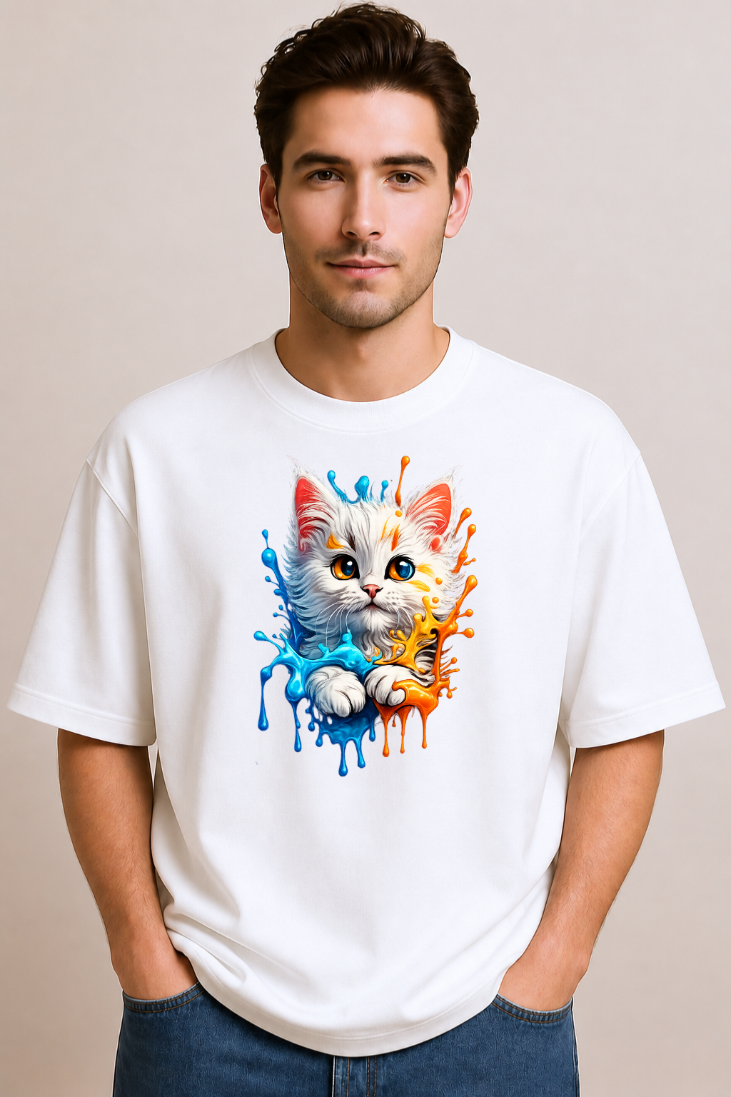 Splash Paws | Unisex Oversized T-Shirt
