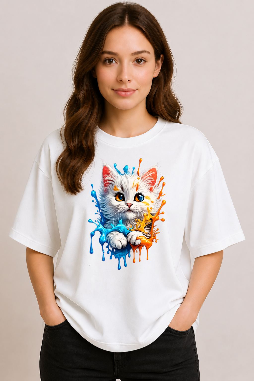 Splash Paws | Unisex Oversized T-Shirt